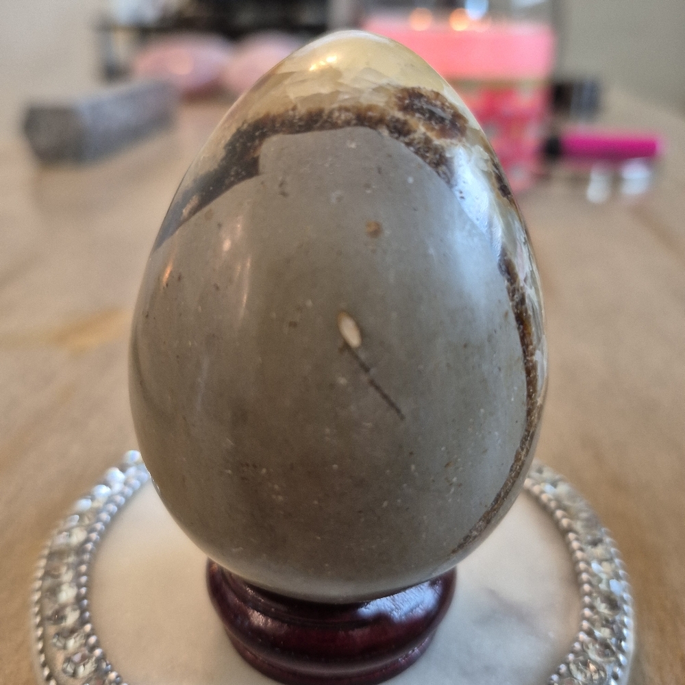 Natural Septarian Dragon Stone Polished Crystal Egg #9 New - Picture 5 of 8